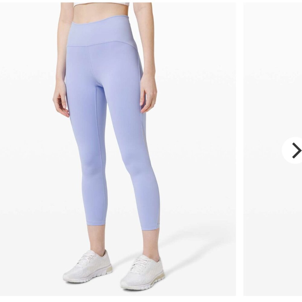 Lululemon Train Times Pant 25" Lavender Dusk purple 14 leggings
